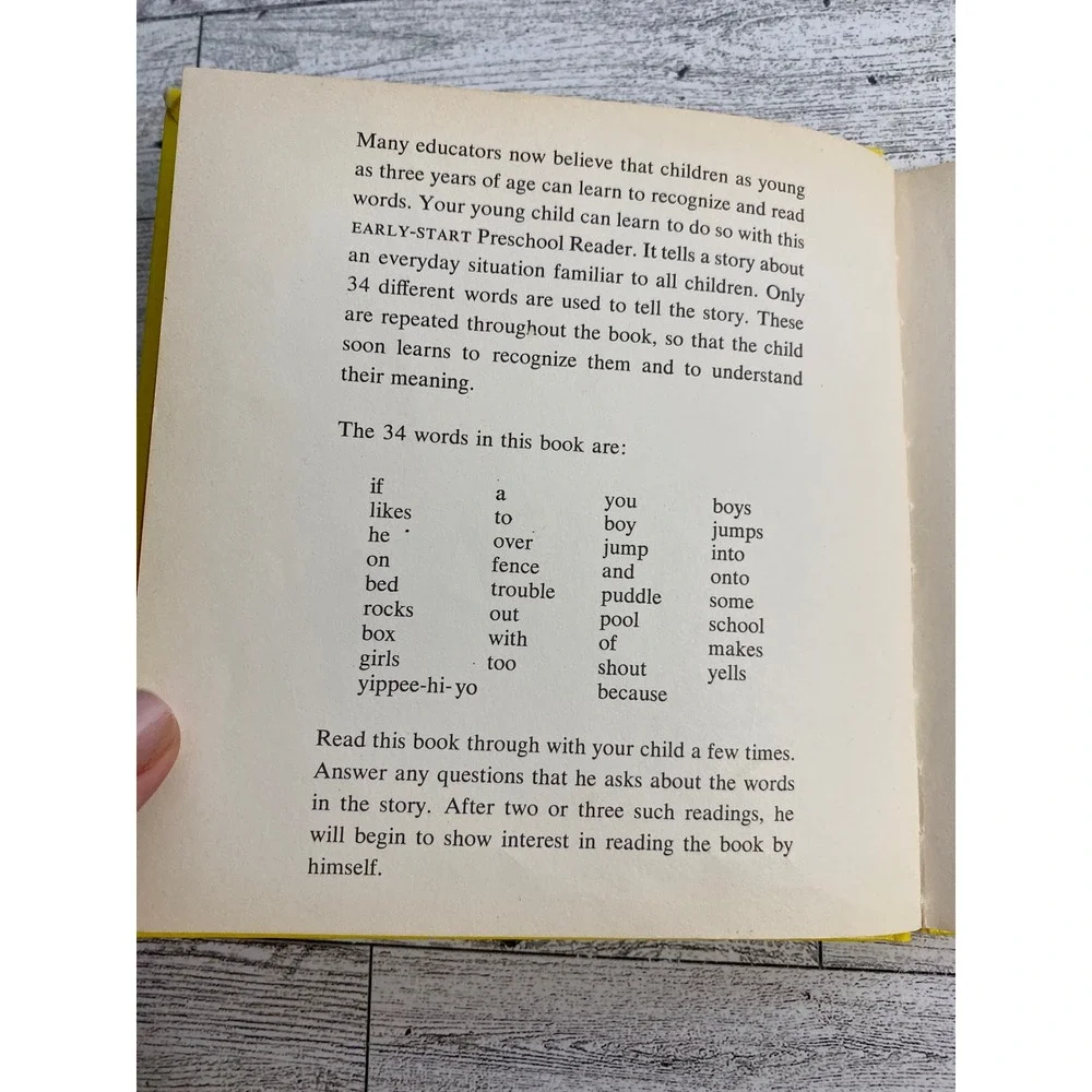 Jumping by Karen Stephens 1965 Early-Start Preschool Reader Wonder Books Vintage